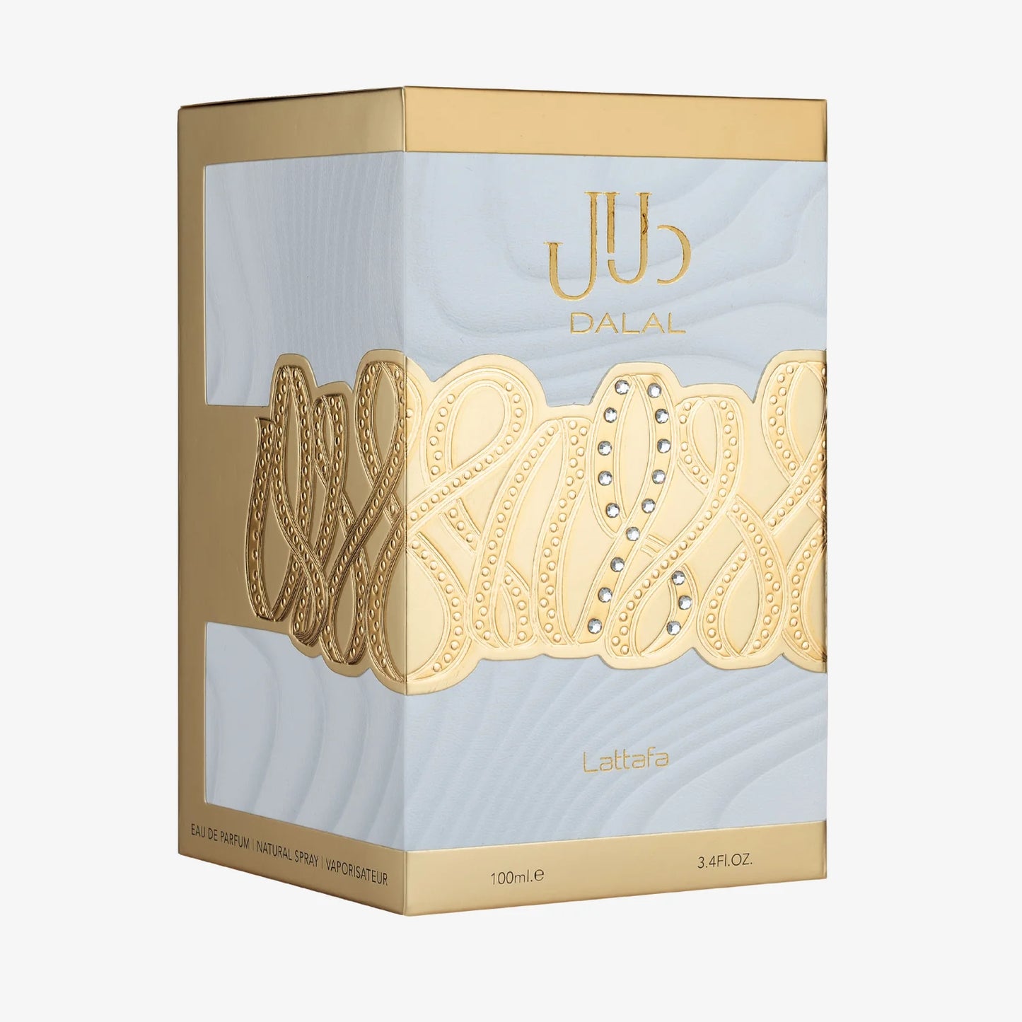 Lattafa Dalal Eau de Parfum 100ml Spray in eleganter Verpackung, blumiger Duft mit orientalischen Noten, für Damen