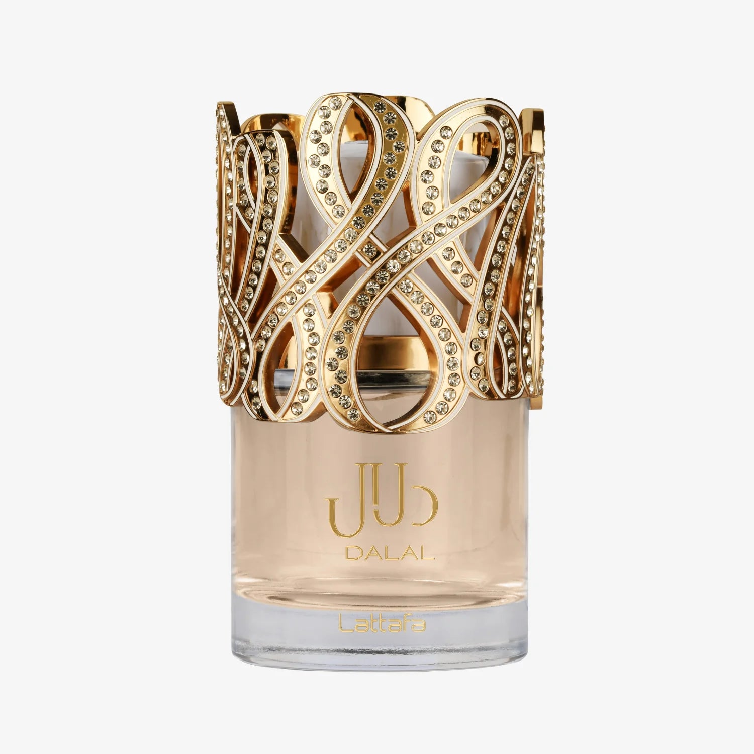 Lattafa Dalal Eau de Parfum 100ml Spray, elegante Flasche mit blumigem, orientalischem Duft für Damen.