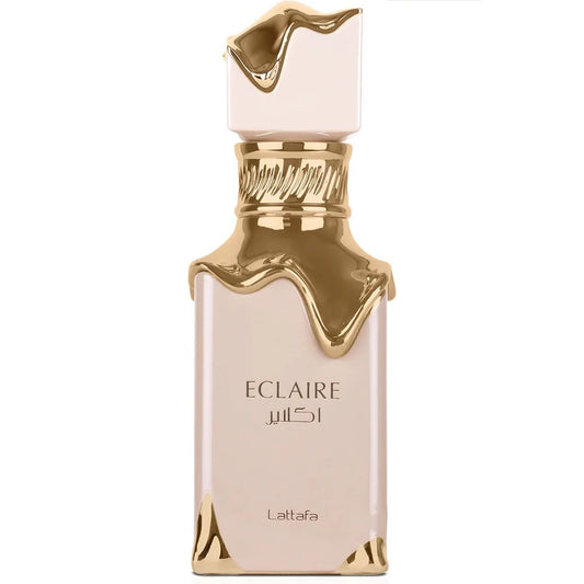 Lattafa Eau de Parfum Eclaire in 100 ml Flasche, elegantes Parfüm mit blumigen und frischen Duftnoten, stilvolle Verpackung.