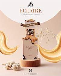 Lattafa Eclaire Eau de Parfum 100 ml Flasche, elegantes Design, für Damen und Herren, aromatischer Duft mit floralen und holzigen Noten