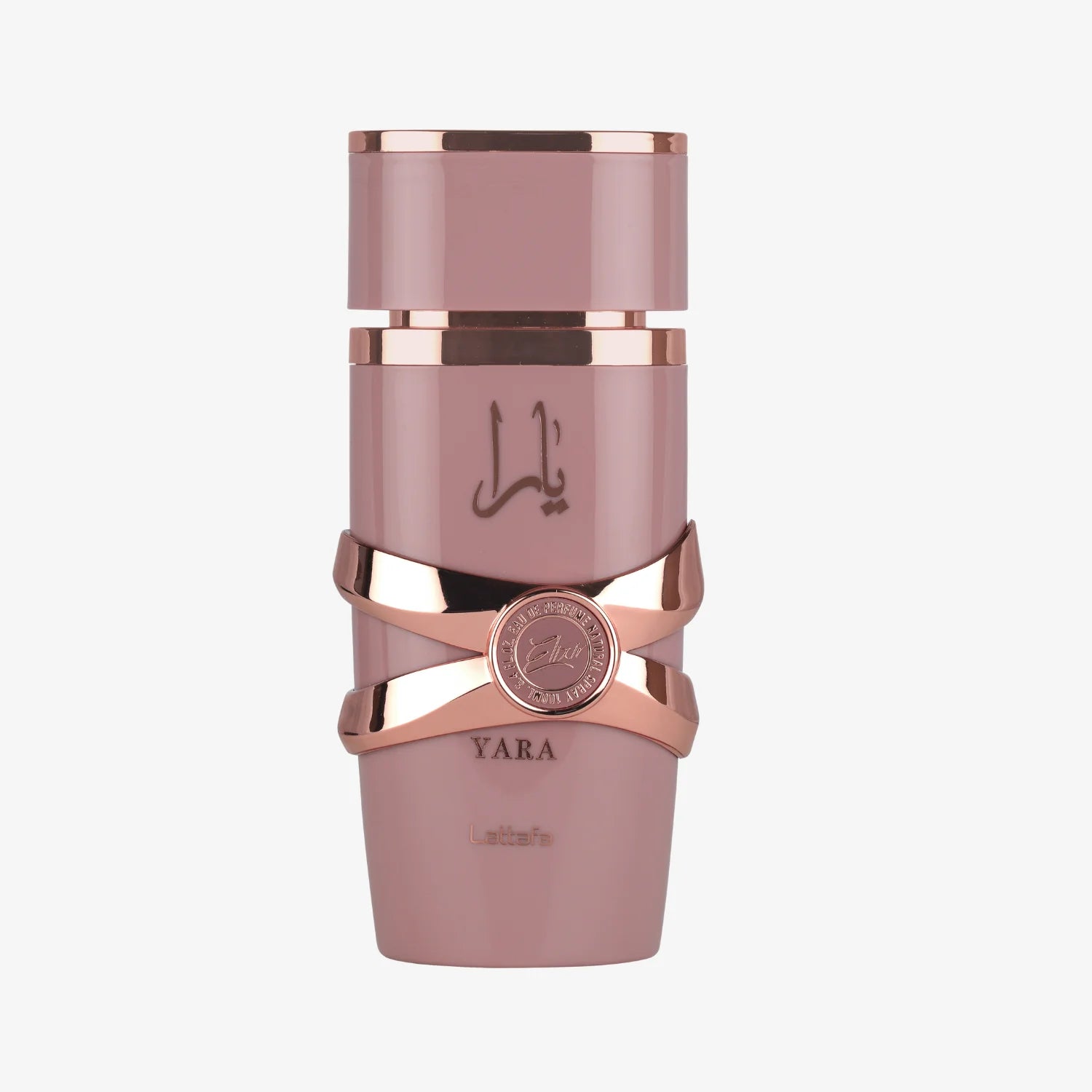 Lattafa Yara Elixir Eau de Parfum Flasche mit eleganter Verpackung, Duftöl in stilvoller Flasche, parfümierte Raumduft-Design