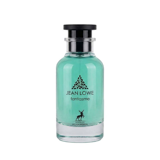 Maison Alhambra Jean Lowe Fantasme Eau de Parfum Flasche mit eleganter Gestaltung und floral-fruchtigem Duft.