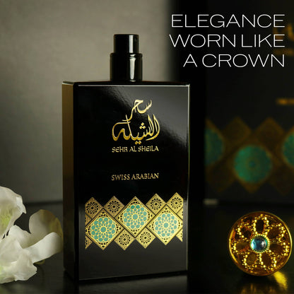 SWISS ARABIAN Sehr Al Sheila Eau de Parfum Flasche mit floralem Duft, elegante Verpackung, für Frauen
